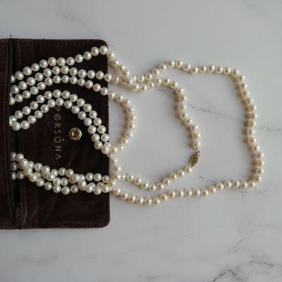 Freshwater pearl necklace