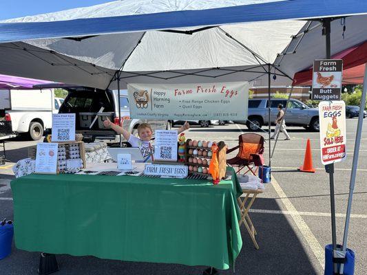 Check us out Sundays at the Cascades Farmers Market in Sterling VA (Sundays, 9am-Noon)!