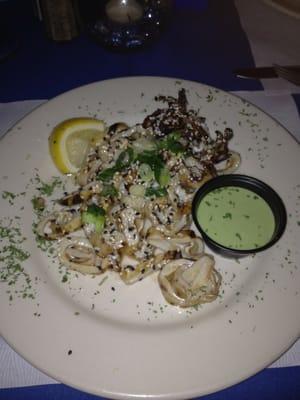 Grilled Asian calamari