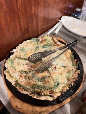 Seafood pancake