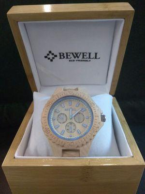 One of the wood watches we have for sale. Water resistant and very fashionable