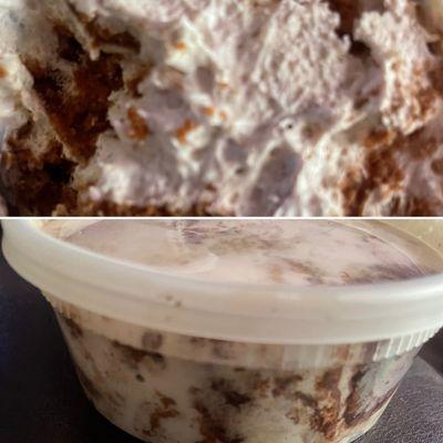 To go banana pudding - delicious. Creamy, sweet, a bit of cinnamon.