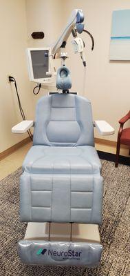 The Neurostar TMS chair.