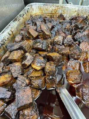 Beef brisket burnt ends