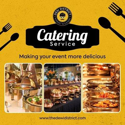 We are here to make your small and big events a tasty and memorable experience.