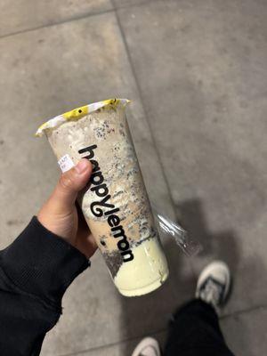 A3. Milk Tea with Oreo Cookies and Puff Cream