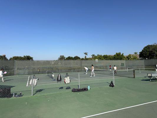 Pickleball class.