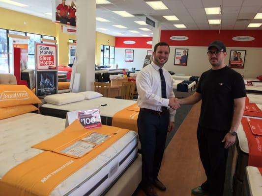 New Beautyrest Luxury Firm mattress! Thanks Montana for helping pick out the perfect mattress!!