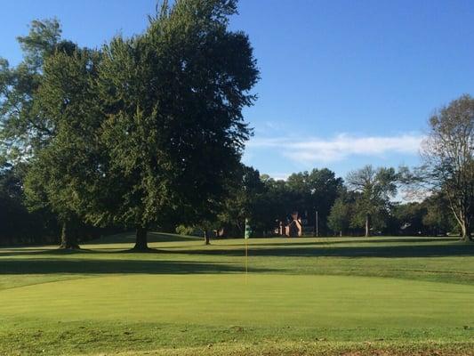 Looking south across #4 green