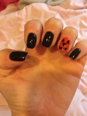 Halloween nails done by Heidi!