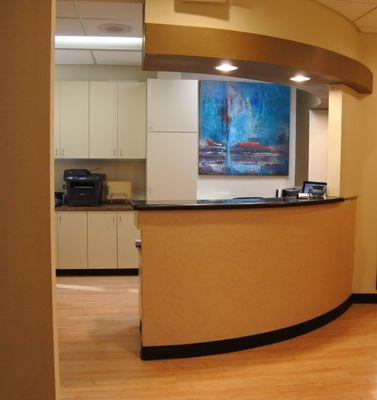 FRONT DESK AREA.