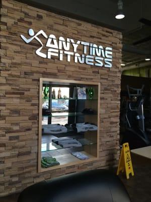 Entrance to Anytime Fitness, Jackson