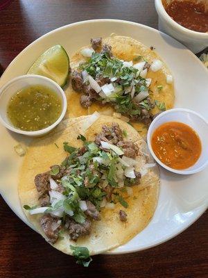 Street steak tacos