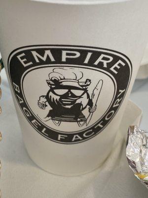 Logo on Coffee Cup