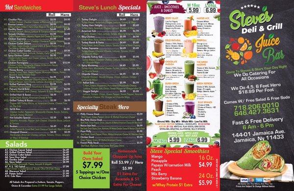 Menu Side 1/2