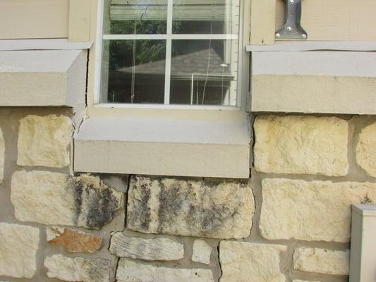 Window cracking is a tell tale sign of foundation problems.