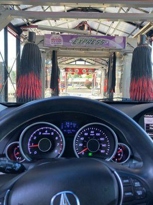 The Automated Express car wash system