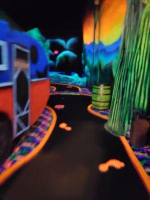 Black light putt putt