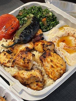 Chicken Kebab Plate