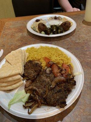 20. Kufta Kabob Plate