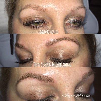 Microblading process