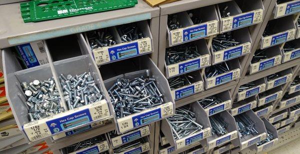 We have a large selection of loose fasteners