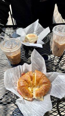 Breakfast on the patio