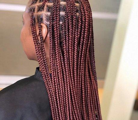 Knotless braids