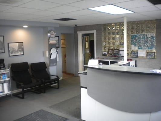 Front office gives our customers a clean and cozy environment.