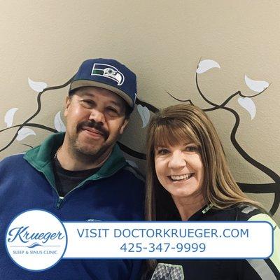 One of our favorite patients who recently had Vivaer performed and reports better sleep/breathing and his wife reports no more snoring!