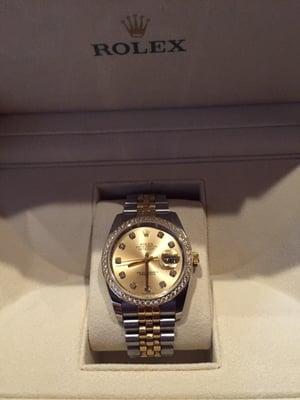 Champagne Diamonds Presidential Rolex