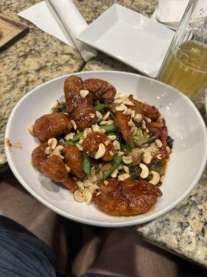 Spicy Cashew Chicken N' Shrimp