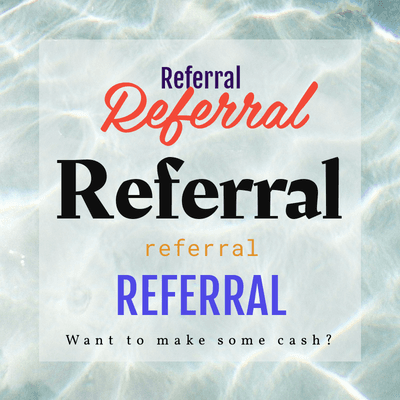 Refer a friend and get a $25 dollar gift card when they sign on with us!!