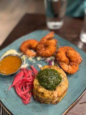 Coconut Shrimp Mofongo