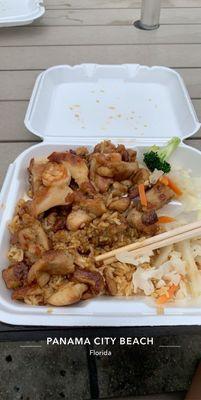 Chicken and shrimp teriyaki