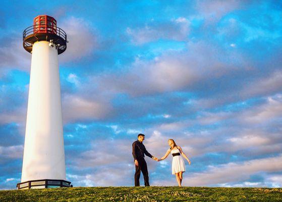 Long Beach engagement session