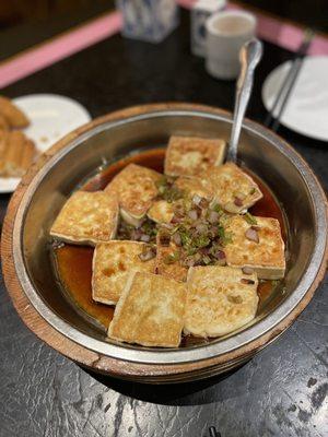 871. Pan Fried Bean Curd with Soy Sauce