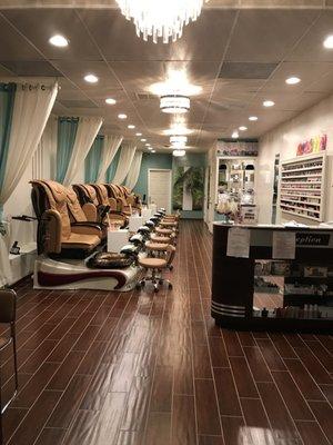 Pedicure lounge