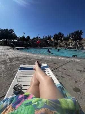 Chillin by the pool