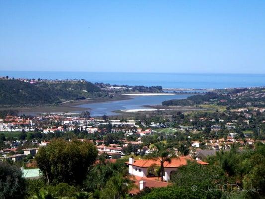 Batiquitos Lagoon and ocean, Carlsbad