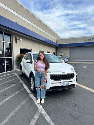 My Daughters first car!