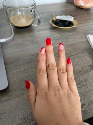 red gel with design