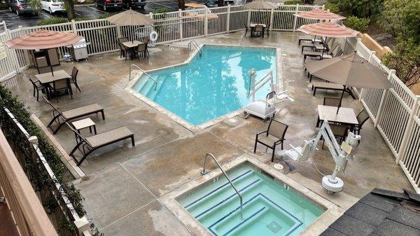 Pool and hot tub