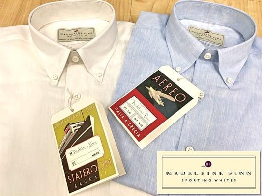 Madeleine Finn the best in quality for your white or blue sportshirt