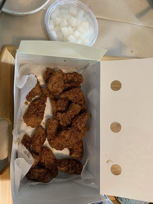 Boneless wings