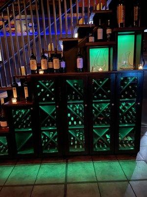 Staircase and Liquor Display