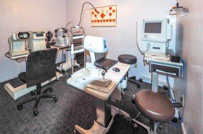 This is where our doctors perform comprehensive eye exams