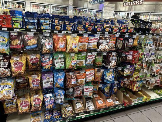 Huge variety of snacks and nuts with quality brands