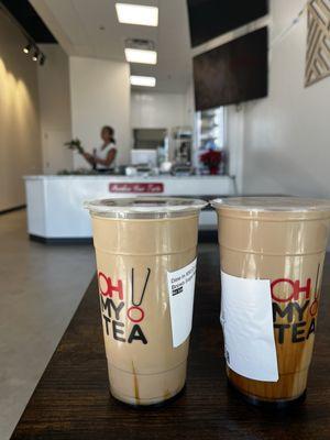 Brown Sugar Milk Tea-one for me and one for the fam.