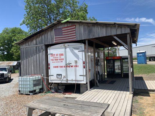 This is the shed where the magic happens. It's also where you order.